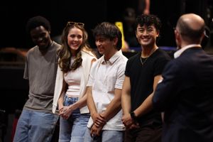 Tyler Jordan Wesley, Emma Hearn, Bonale Fambrini, Jaydon Nget, [Matthew Rego, back to Photo