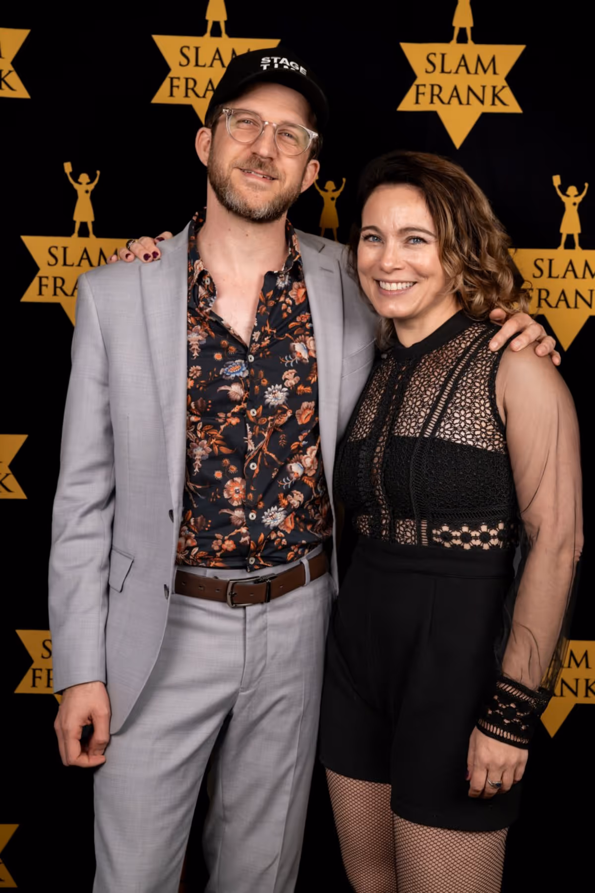 Andrew Fox, Erin Boeke Burke at Photos: SLAM FRANK Opens at The Orpheum Theatre Off-Broadway