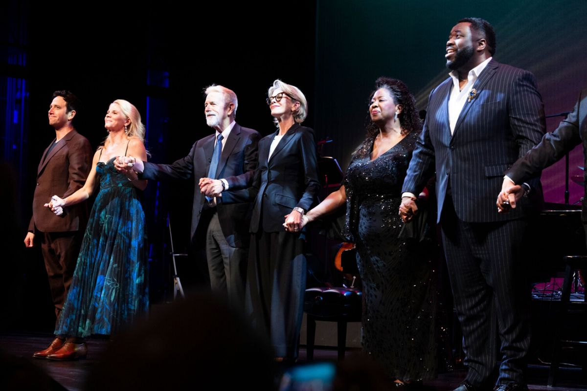 Santino Fontana, Kelli O'Hara, James Naughton, Wendie Malick, NaTasha Yvette Williams, Tamar Greene at Photos: Kelli O'Hara, Santino Fontana and More at Westport Country Playhouse Gala