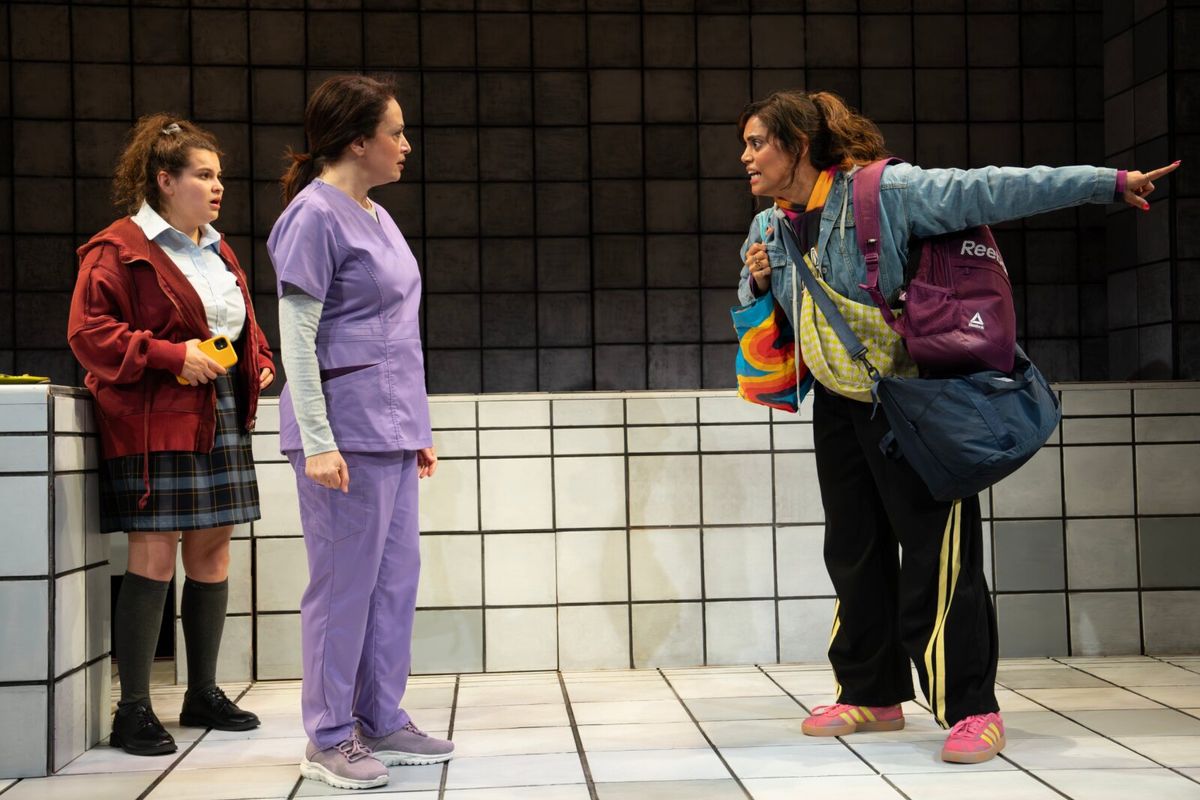 Yasmin Ranz Lind, Roxanna Hope Radja, Sara Haider at Photo: First Look at FISH Off-Broadway at WP Theater