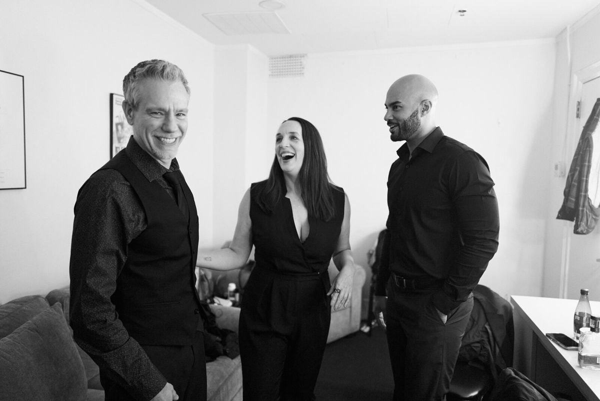 Adam Pascal, Julia Murney and Nicholas Christopher at Photos: Stagedoor Manor Alumni Reunite to Celebrate 50 Years