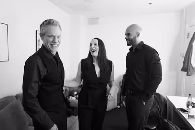 Adam Pascal, Julia Murney and Nicholas Christopher Photo