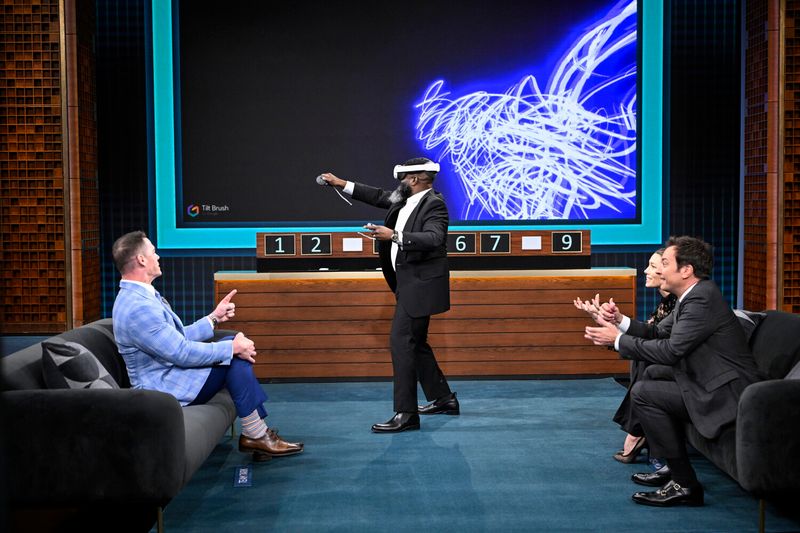Photos: THE TONIGHT SHOW STARRING Jimmy Fallon: John Cena, Emma D'Arcy, Sam Smith — photo 2 of 4