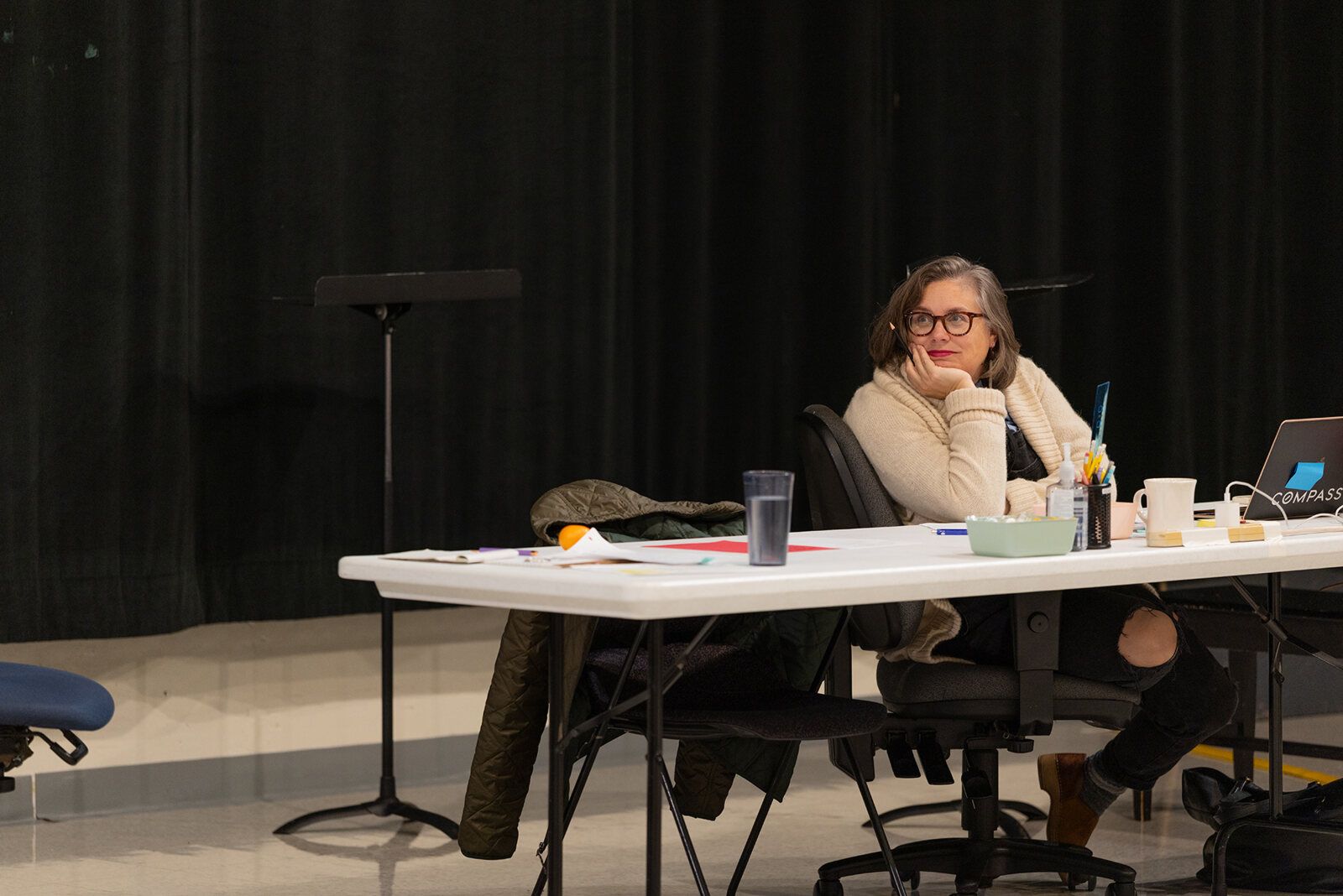Photos: Katrina Lenk and More in ADIRONDACK CHAIR CIRCLE Rehearsal at Steppenwolf — photo 3 of 25