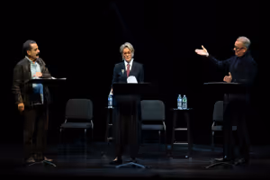 Tony Shalhoub, Wendie Malick, Tom Hanks @ BroadwayWorld Tony Shalhoub, Wendie Malick, Tom Hanks Photo