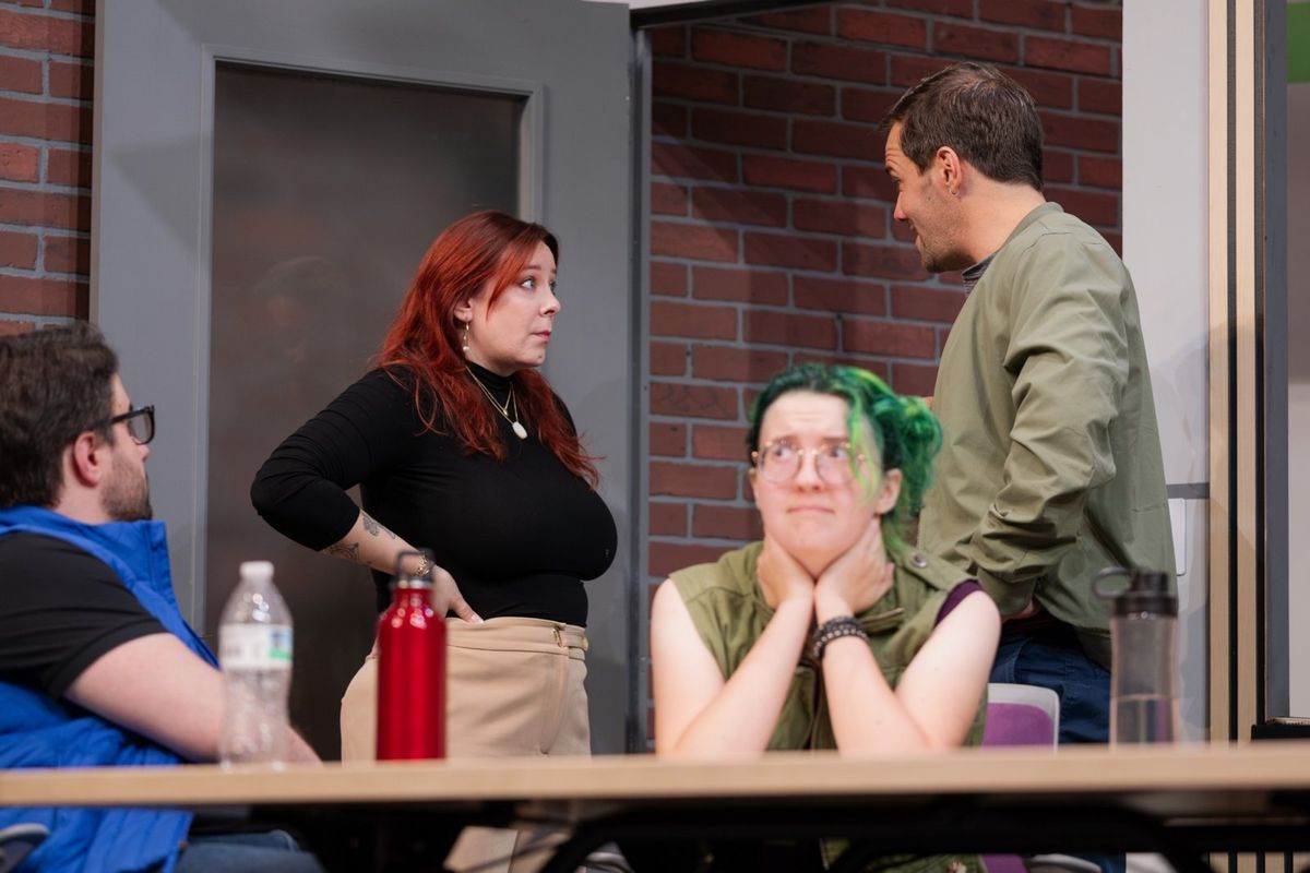 Nate Reynolds, Kendra Jones, Oliver Vanderboegh, Chris Smith at Photos: THE SINGULARITY PLAY to Make Michigan Premiere at Actors' Theatre