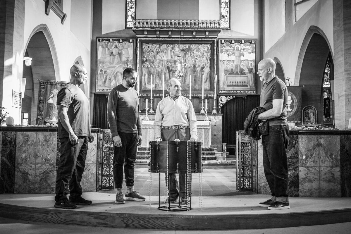 Mensah Bediako, Michael Lyle, David Suchet, Paul Hickey at Photos: MURDER IN THE CATHEDRAL in Rehearsal From Orange Tree Theatre