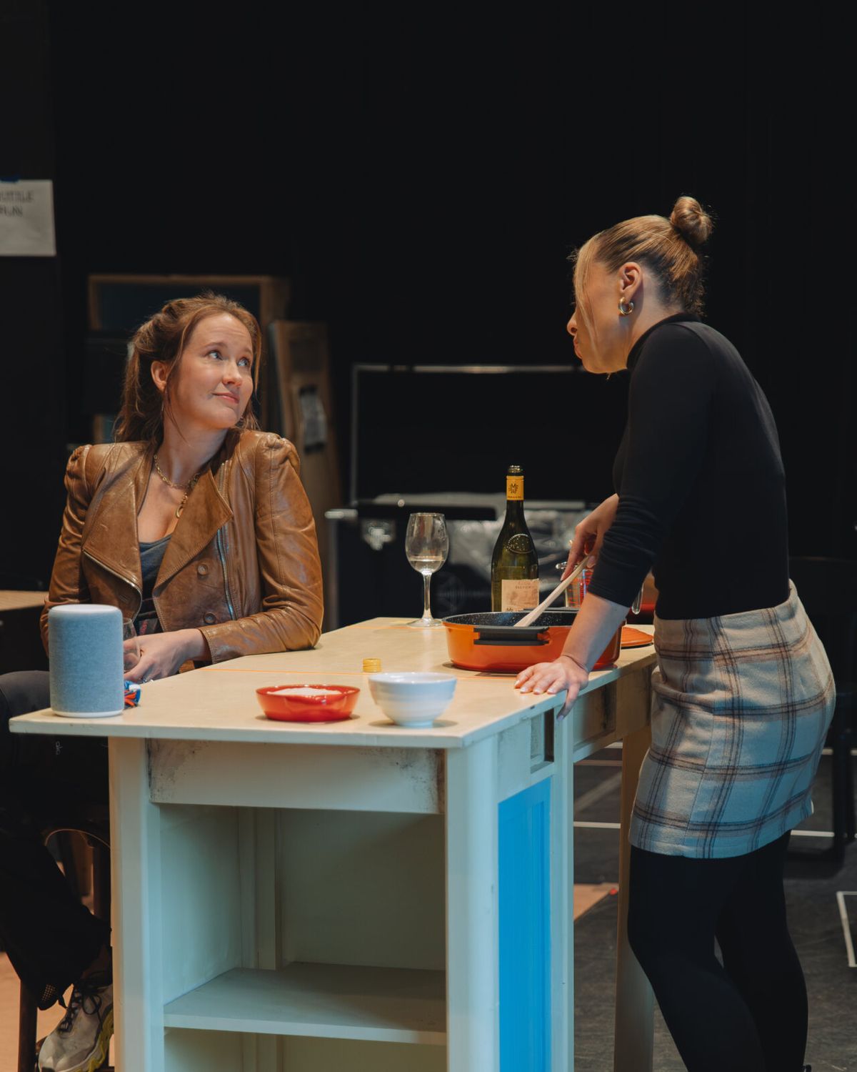 Anna Camp, Jasmine Cephas Jones at Photos: Anna Camp, Jasmine Cephas Jones and More in Rehearsals for 2:22 — A GHOST STORY Off-Broadway
