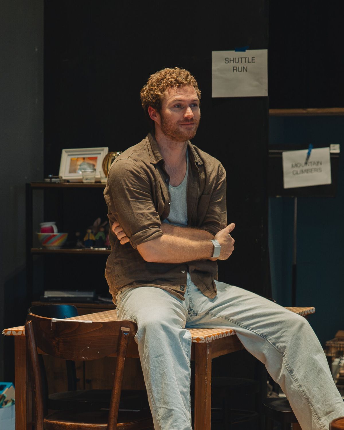 Finn Jones at Photos: Anna Camp, Jasmine Cephas Jones and More in Rehearsals for 2:22 — A GHOST STORY Off-Broadway