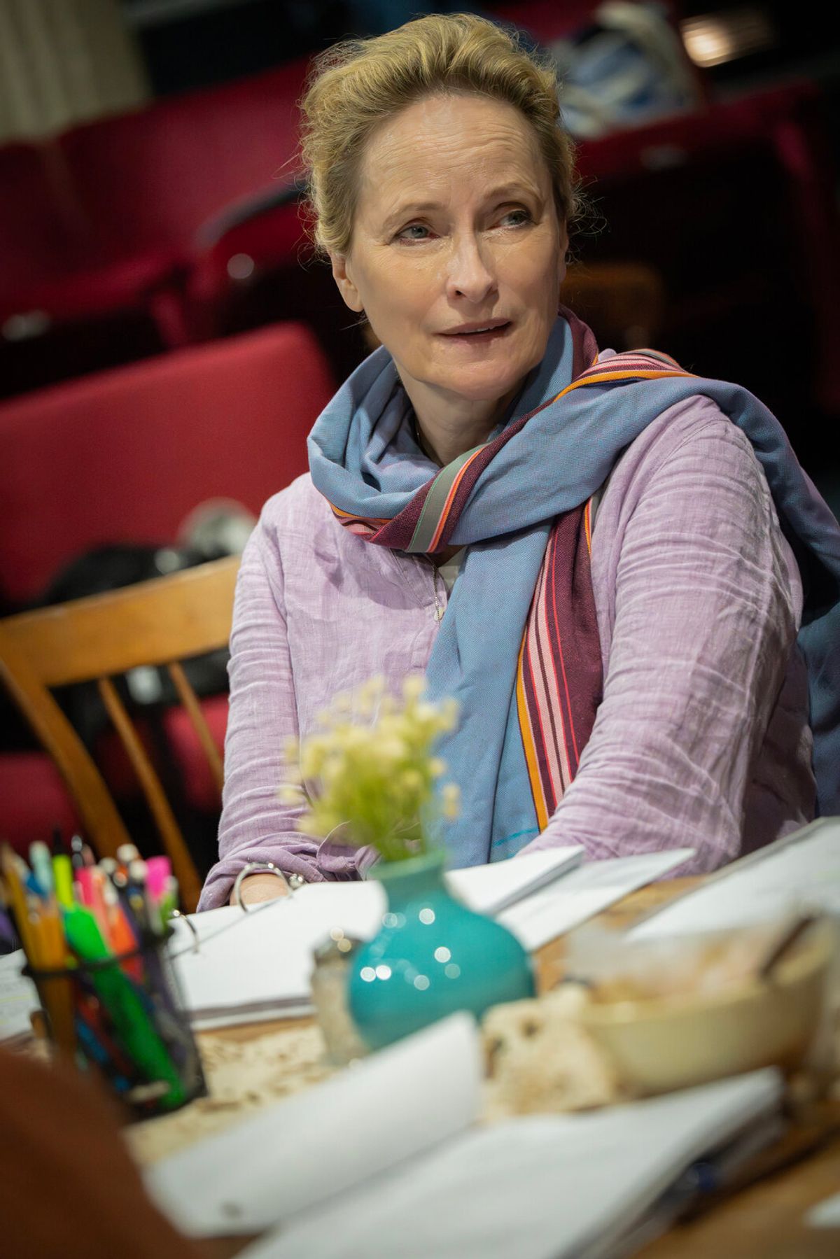 Laila Robins at Photos: Inside Rehearsals for WE'LL SEE at The Public Theater