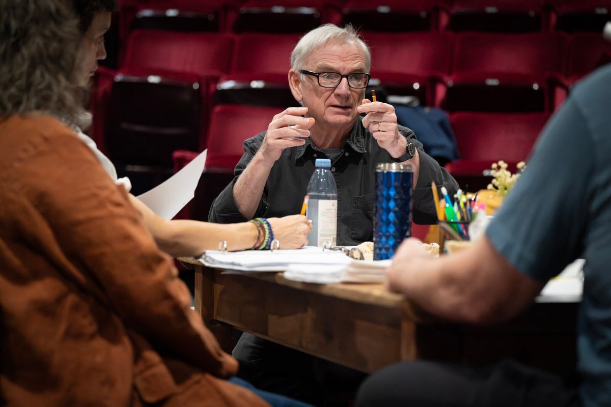 Playwright and director Richard Nelson at Photos: Inside Rehearsals for WE'LL SEE at The Public Theater