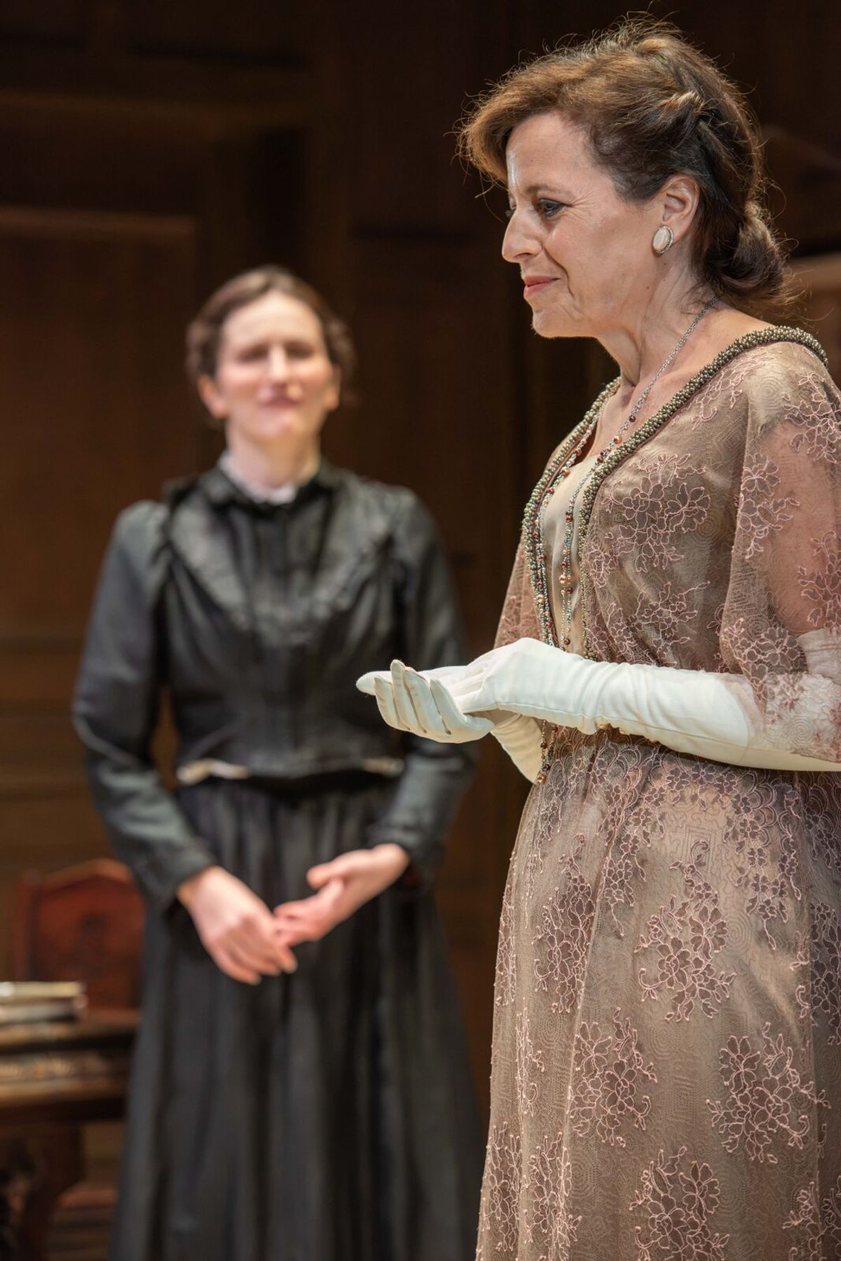 Katie Firth with Lily Ganser at Photos: First Look at PHYL at Mint Theater Company