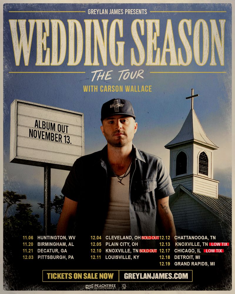 Photos: WEDDING SEASON: THE TOUR Sells Out Multiple Dates as Greylan James Launches Debut Headlining Run — photo 1 of 4