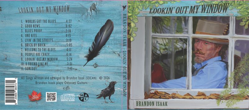 Photos: Brandon Isaak Releases LOOKIN' OUT MY WINDOW Blues Album — photo 3 of 4