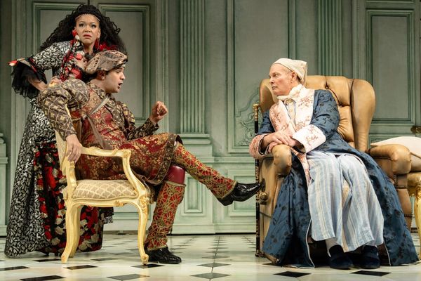 Crystal A. Dickinson, Hiram Delgado, Bill Irwin Photo
