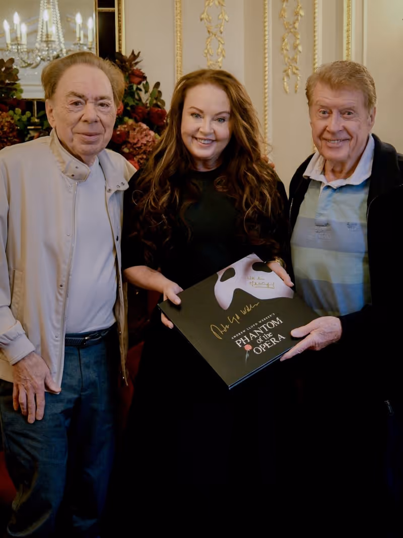 Photos/Video: Inside PHANTOM OF THE OPERA's 40th Anniversary with Michael Crawford, Andrew Lloyd Webber, and More — photo 1 of 1
