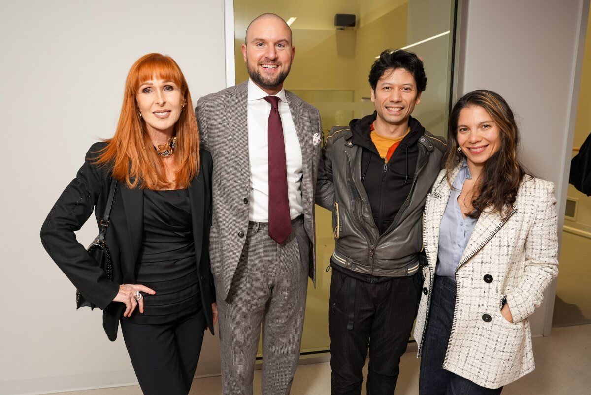 Nicole Boutmy de Katzmann, Kylan Johnson, Herman Cornejo and Maria Labandera at Photos: Chloe Misseldine and Isabelle Fokine Preview LEGENDARY WOMEN at Ballet Support Foundation