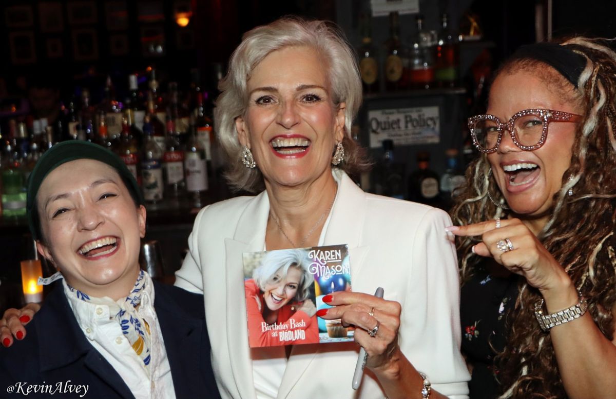 Jill Sapenoff, Karen Mason, Natalie Douglas at Photos: Karen Mason Celebrates CD Release At Birdland