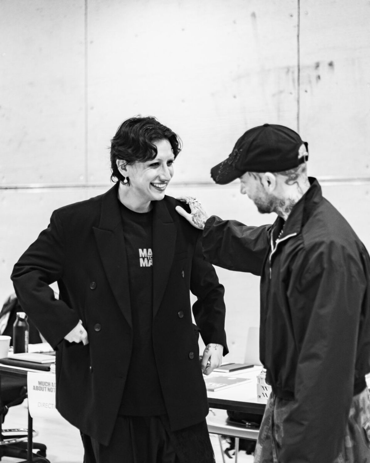Mason Alexander Park, Jamie Lloyd at Photos: MUCH ADO ABOUT NOTHING Begins Rehearsals for Broadway