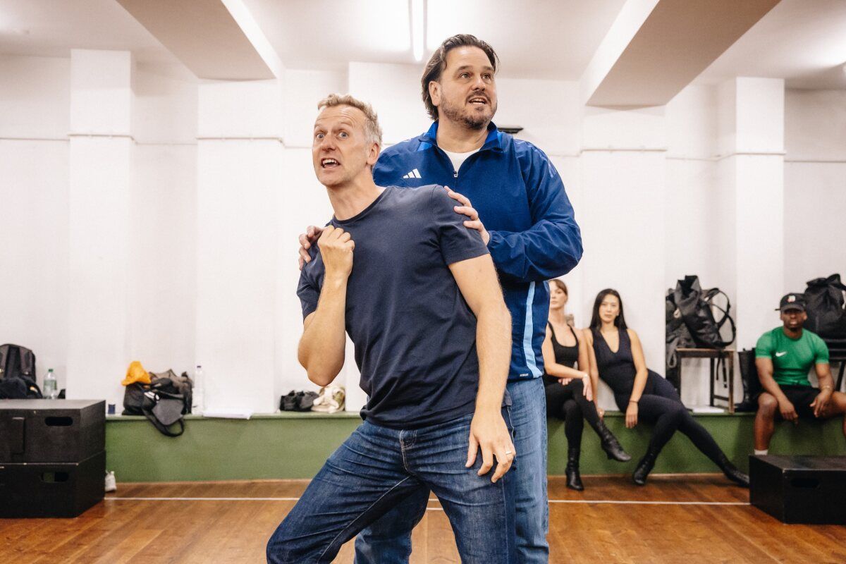 Chrarle Brunton (front) & Nic Greenshields (back) at Photos: Jamie Muscato, Mazz Murray and More in LOVE NEVER DIES Concert Rehearsals