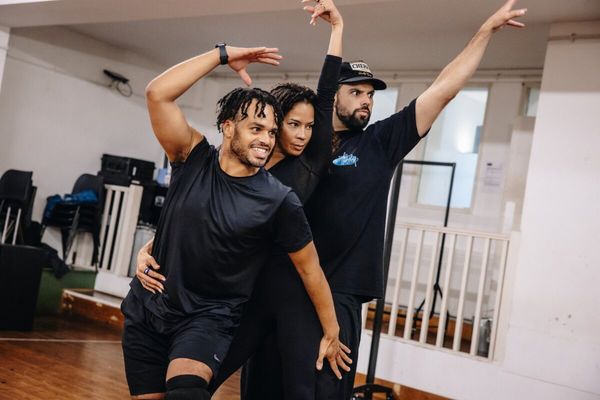 Christian Knight, Holly James, Louis Mackrodt Photo