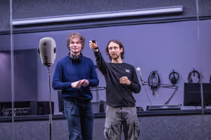 Lucas Iverson and Owen Campbell @ BroadwayWorld Lucas Iverson and Owen Campbell Photo