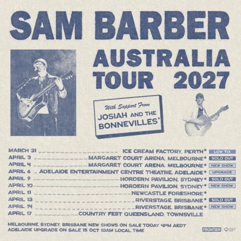 Photos: Sam Barber to Add Second Melbourne, Sydney & Brisbane Shows — photo 4 of 6