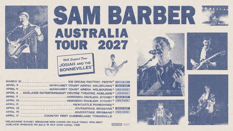 Photos: Sam Barber to Add Second Melbourne, Sydney & Brisbane Shows — photo 2 of 6