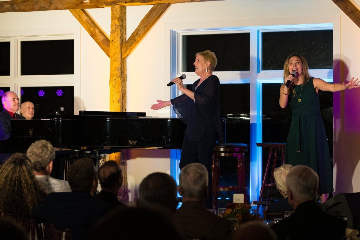 Liz Callaway and Christy Altomare at Photos: Lynn Ahrens and Stephen Flaherty Honored at Oscar Hammerstein Museum Gala