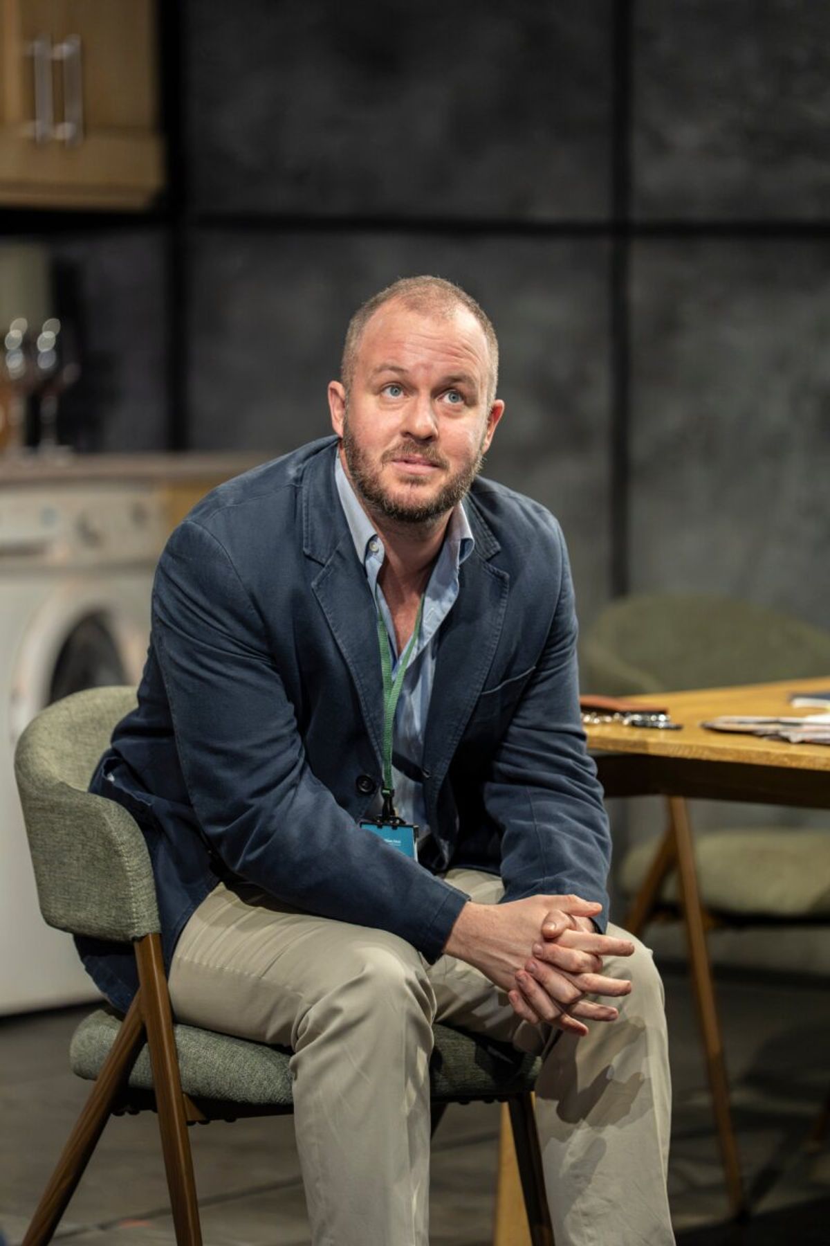 Daniel Millar (Mr Dunster) at Photos: Anne-Marie Duff and More in SOME WOMAN at the National Theatre