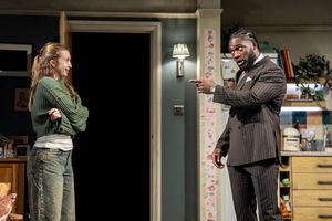 Grace Doherty (Ginny) and Tobi King-Bakare (Nathan) @ BroadwayWorld Grace Doherty (Ginny) and Tobi King-Bakare (Nathan) Photo