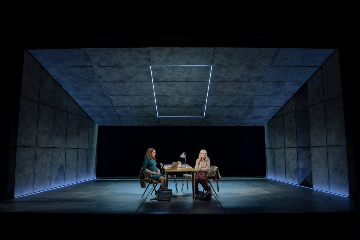 Ioanna Kimbook (Celia) and Anne-Marie Duff (Julie) at Photos: Anne-Marie Duff and More in SOME WOMAN at the National Theatre