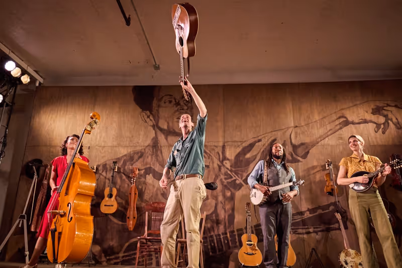 BWW Reviews: WOODY SEZ: THE LIFE & MUSIC OF WOODY GUTHRIE at Dupont Underground Image