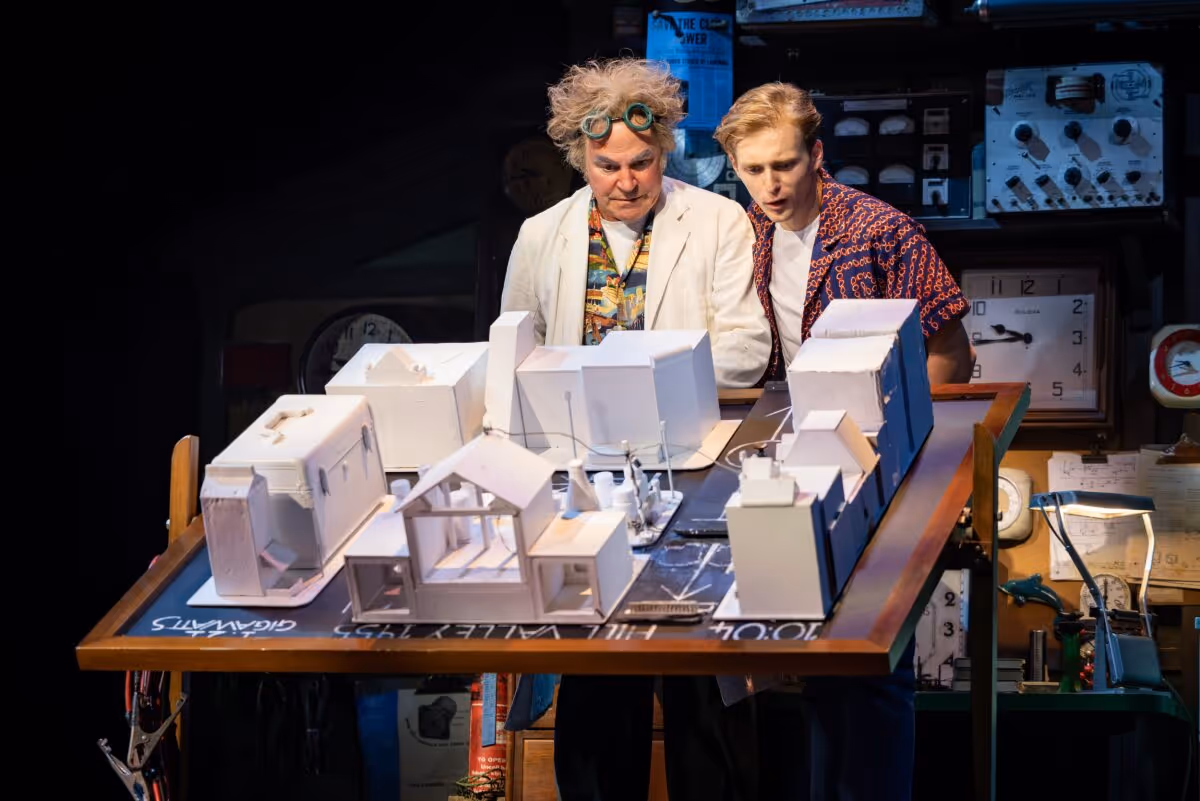 Roger Bart and Axel Duffy at Photos: Roger Bart and More in BACK TO THE FUTURE THE MUSICAL UK Tour
