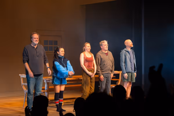 Andrew Garman, Izabel Mar, Crystal Finn, Jeremy Shamos, and Jeff Biehl Photo