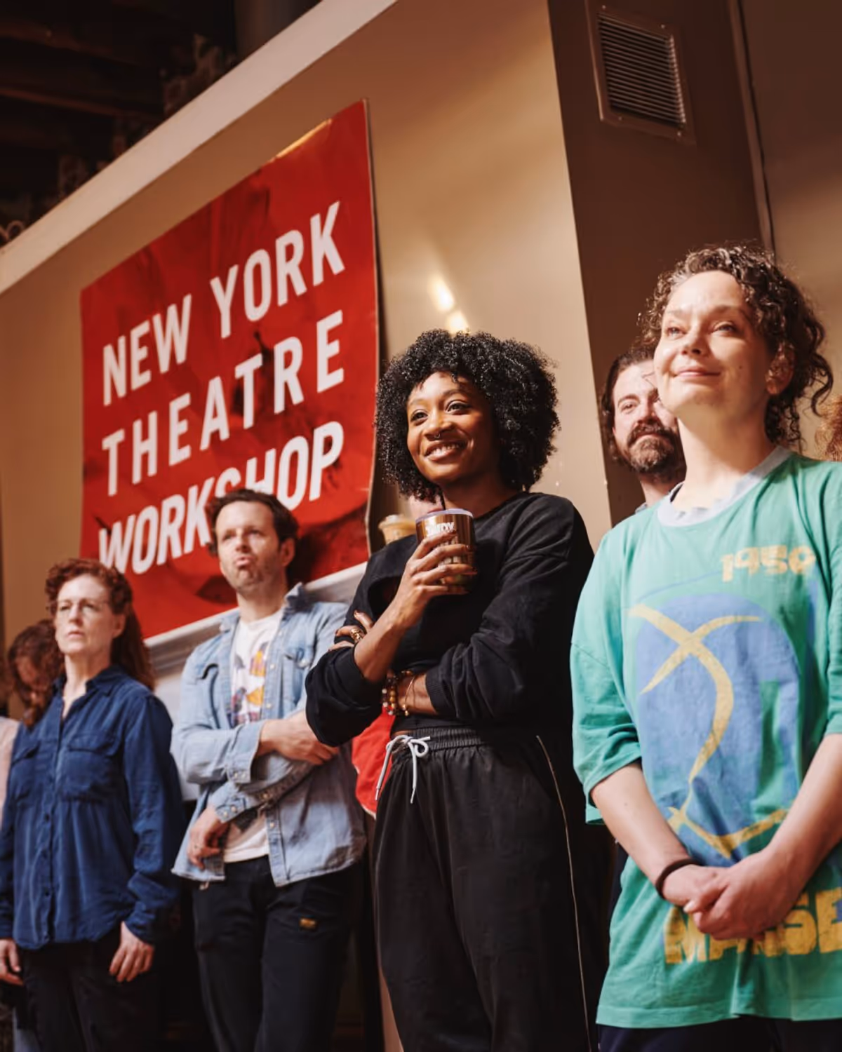 Linda Mugleston, Joe Carroll, Ciara Alyse Harris, Alexandre Bleau, and Vicki Manderson at Photos: Inside Rehearsals for WILD ROSE at New York Theatre Workshop