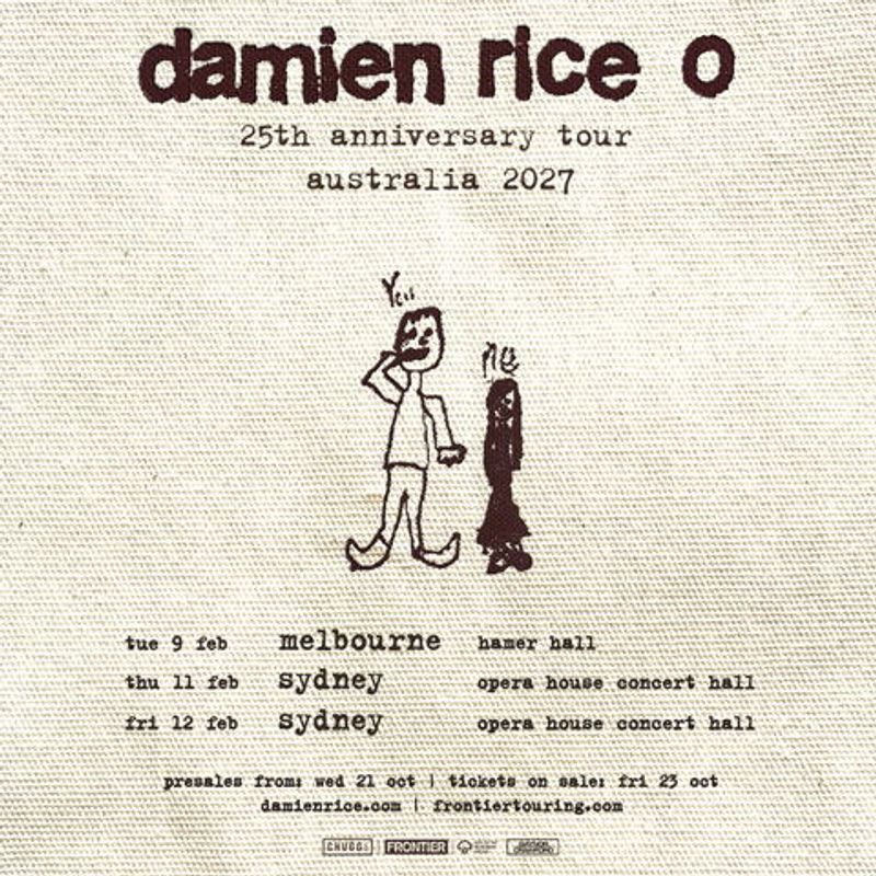 Photos: Damien Rice to return to Australia on O 25th Anniversary Tour — photo 5 of 5