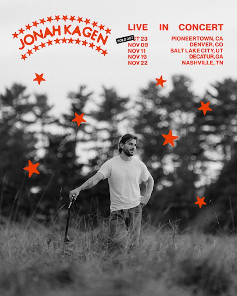 Photos: Jonah Kagen to Headline Tour Nov 9-22 in Denver, Salt Lake City, Atlanta, Nashville — photo 1 of 6