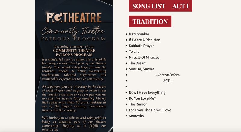 Stage Mag Spotlight: The Players Guild Theatre's FIDDLER ON THE ROOF Image