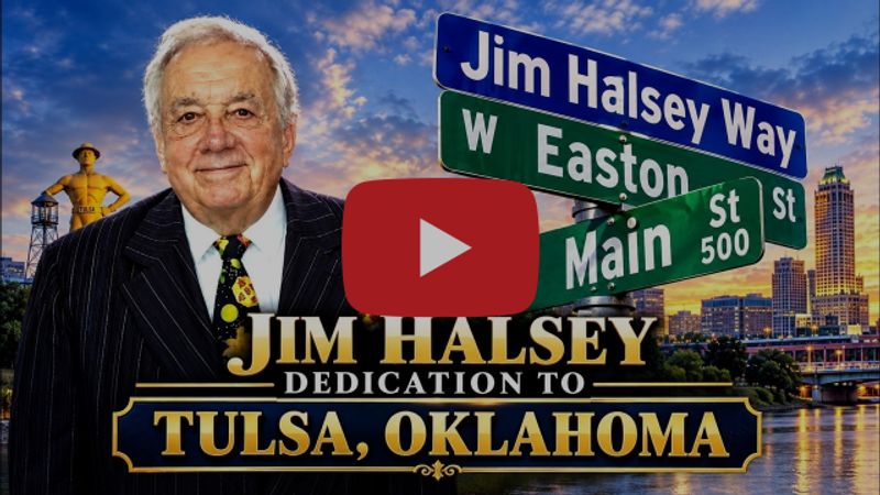 Photos: Tulsa Honors Jim Halsey With Street Naming Between Cain's Ballroom and OKPOP Museum — photo 2 of 4