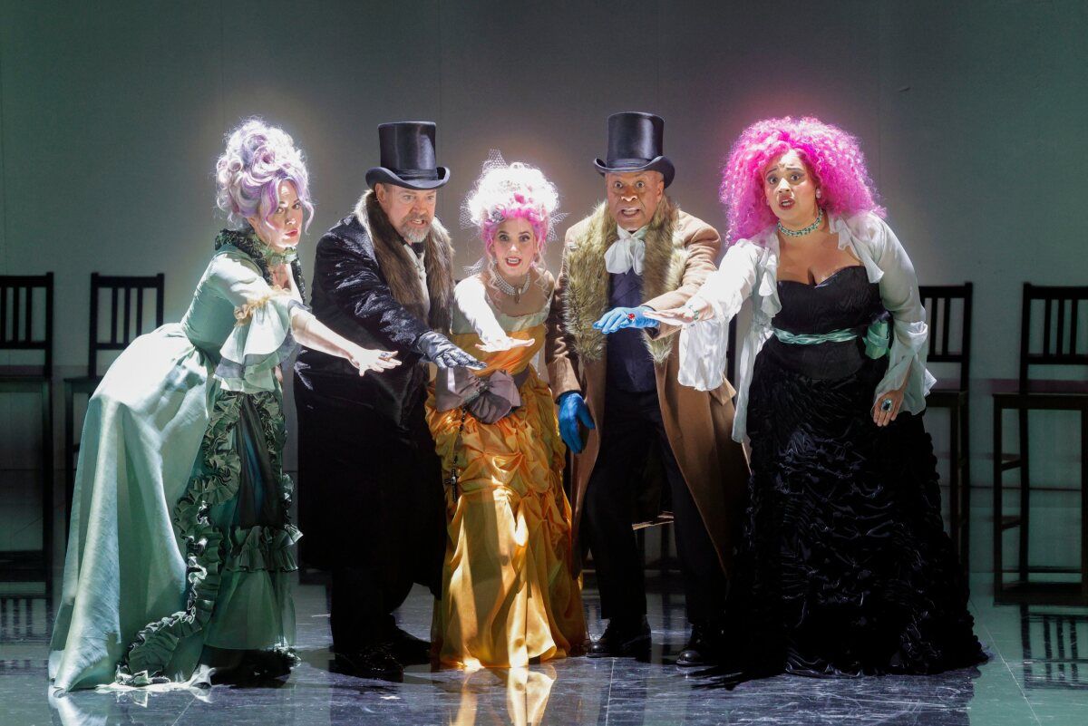 Laura Krumm, Stephen Gaertner, Sofia Gotch, Steven Cole, and Taylor Raven at Photos: MANON at San Francisco Opera