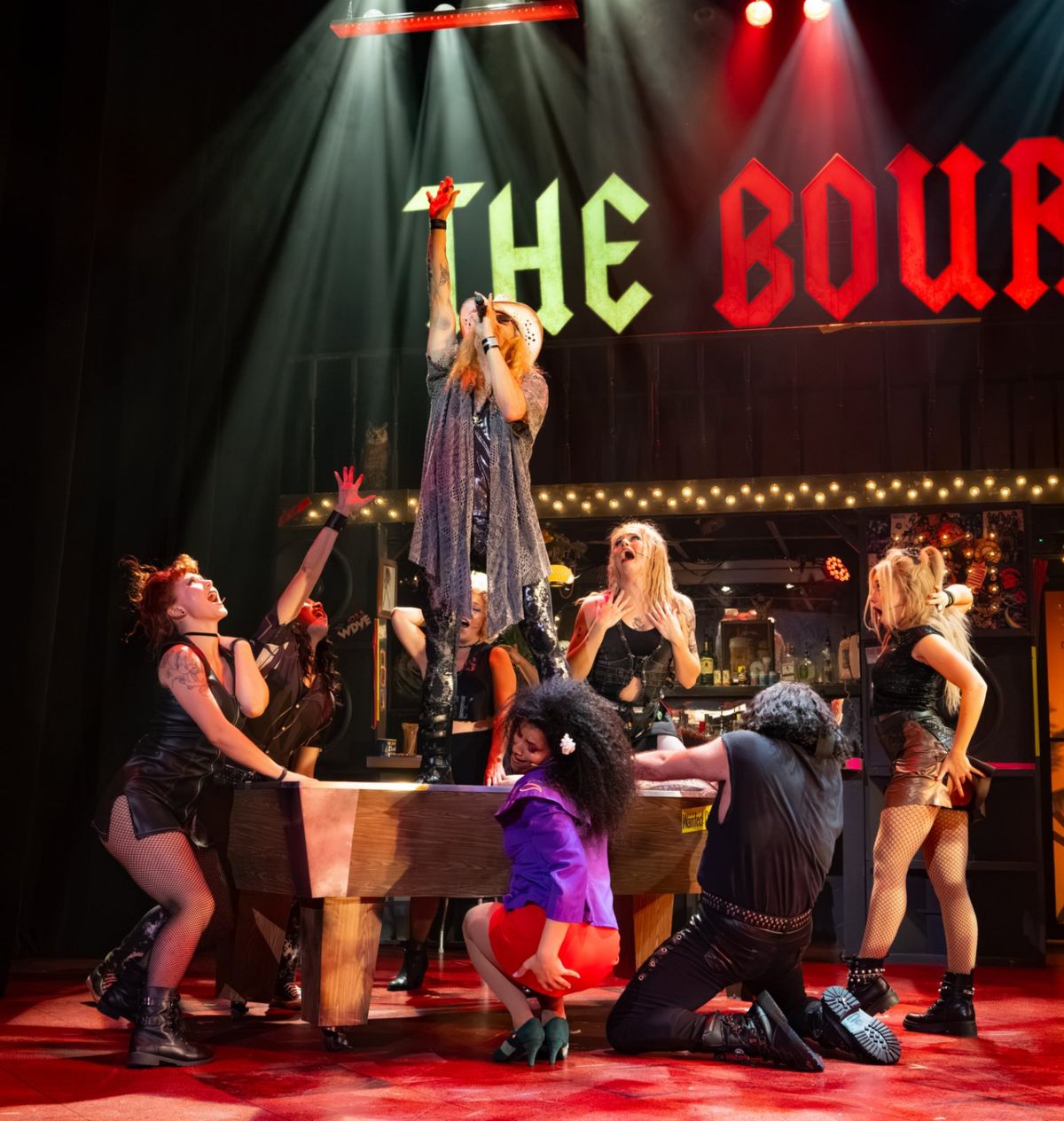 Harley Jay and the cast of Rock of Ages at Photos: ROCK OF AGES at Bucks County Playhouse
