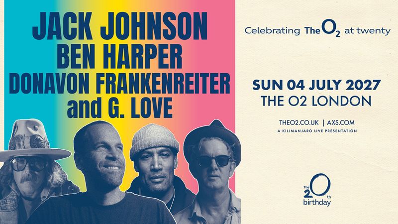 Jack Johnson to Perform at The O2's 20th Birthday Celebration Image