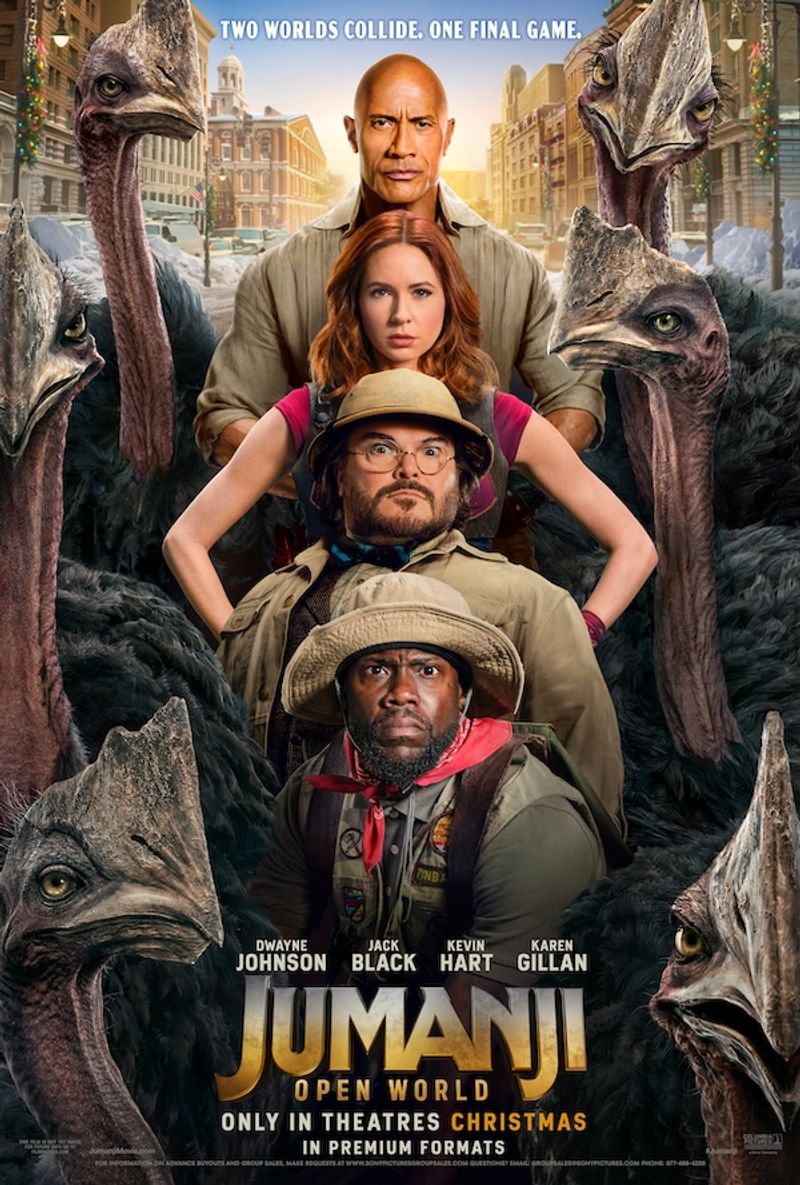 JUMANJI: OPEN WORLD Poster Released for Action-Adventure Film Image