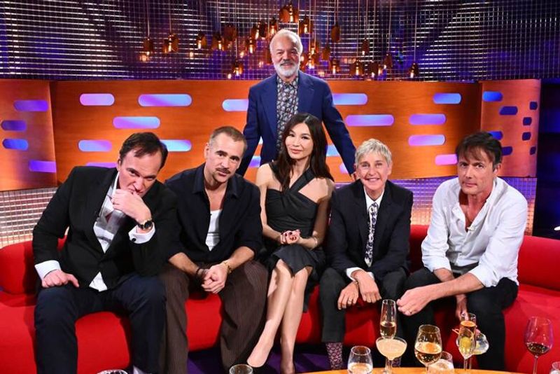 THE GRAHAM NORTON SHOW Releases Clips with Tarantino, Farrell, Chan, DeGeneres Image