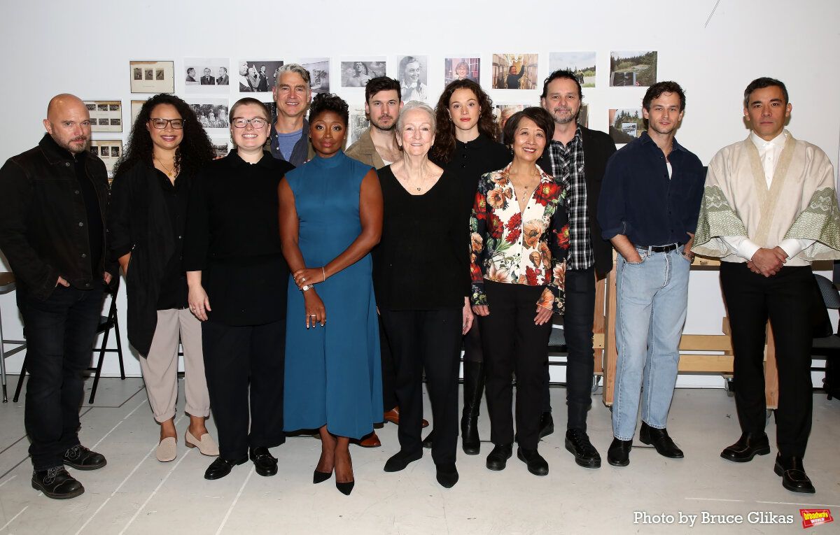 Photos: Michael Cerveris, Montego Glover, and the Cast of HERE THERE ARE BLUEBERRIES Meets the Press — photo 2 of 26