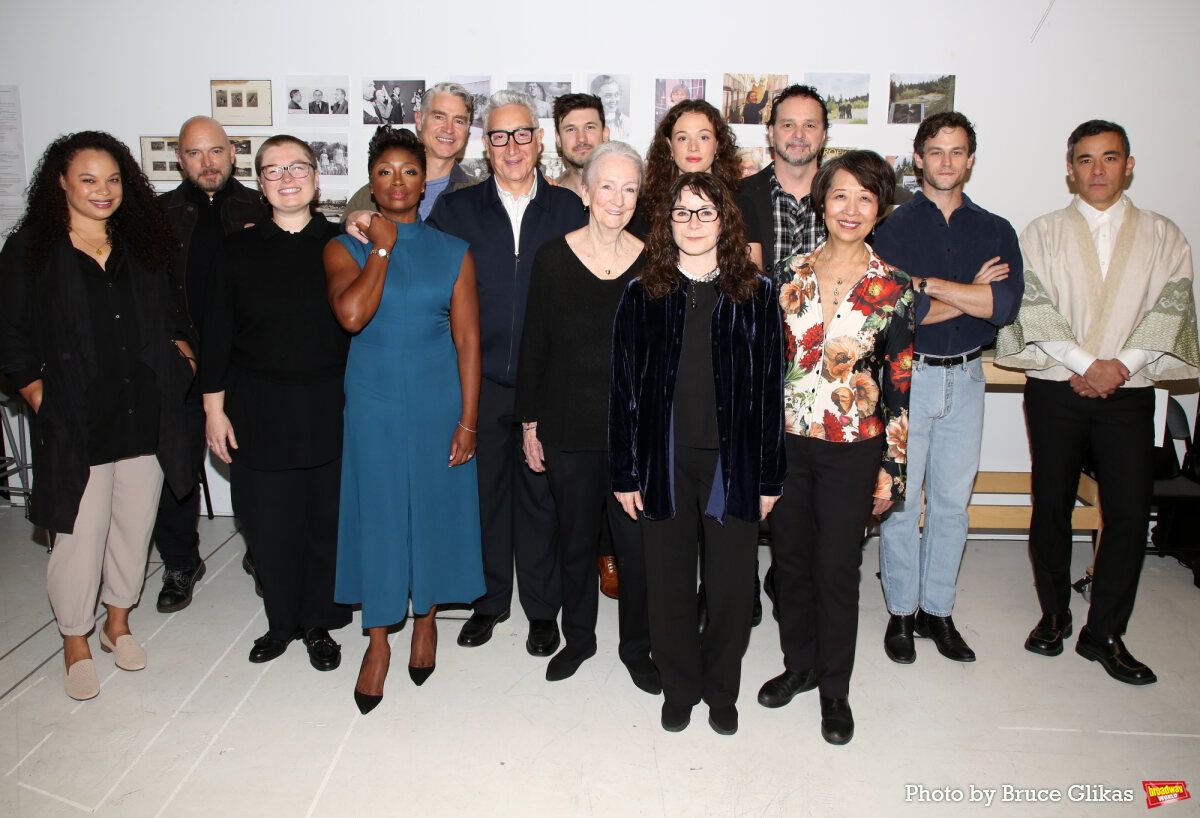 Photos: Michael Cerveris, Montego Glover, and the Cast of HERE THERE ARE BLUEBERRIES Meets the Press — photo 3 of 26