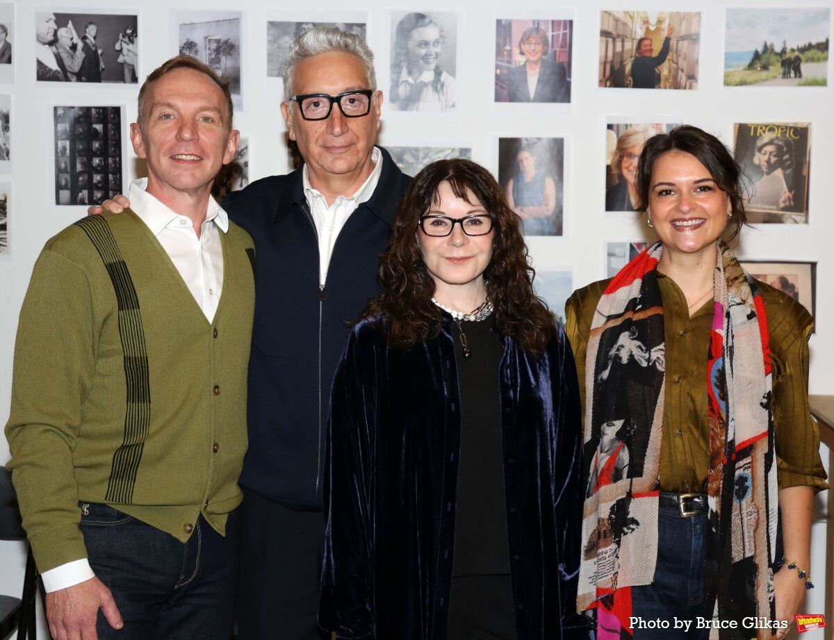 Photos: Michael Cerveris, Montego Glover, and the Cast of HERE THERE ARE BLUEBERRIES Meets the Press — photo 5 of 26