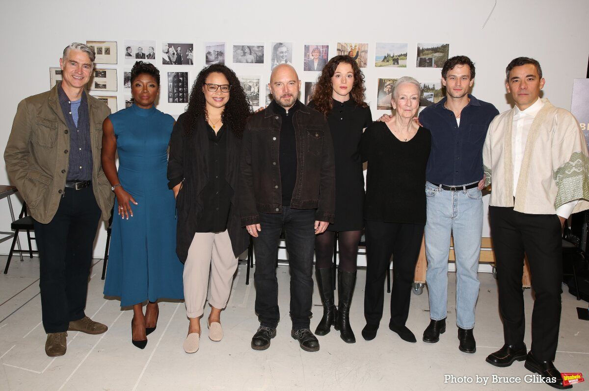 Photos: Michael Cerveris, Montego Glover, and the Cast of HERE THERE ARE BLUEBERRIES Meets the Press — photo 1 of 26
