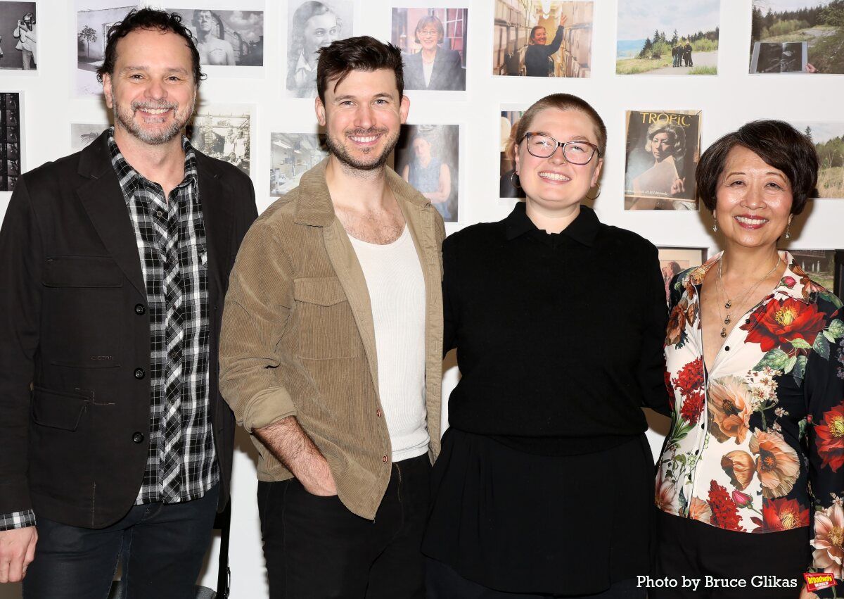 Photos: Michael Cerveris, Montego Glover, and the Cast of HERE THERE ARE BLUEBERRIES Meets the Press — photo 6 of 26